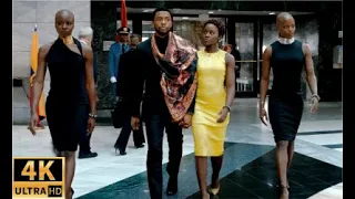 T’Чалла выступает перед ООН 4К. T'Challa speaks to the UN. Чёрная пантера Black Panther