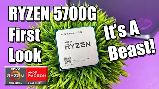 RYZEN 7 5700G - новый зверь APU от AMD! Видеокарта не нужна?