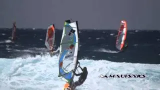 052 One handed backloop crash from Camille Juban on Hookipa