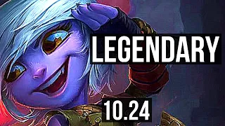 TRISTANA & Nami vs ASHE & Soraka (ADC) | 17/1/2, Legendary, 800+ games | EUW Diamond | v10.24