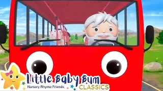 Wheels On The Bus V15 | +30 Minutes of Nursery Rhymes | Moonbug TV | #vehiclessongs