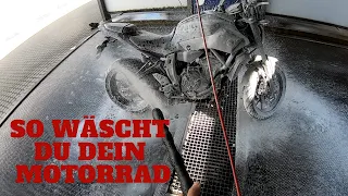 So wäscht du dein Motorrad richtig! (Waschbox)