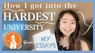 How I got into HARDEST UNIVERSITY to get into | Revealing my accepted Caltech essays class of 2025