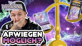 😱😳UNGLAUBLICH! KANN MAN BOOSTER ABWIEGEN?⭐ Disney Lorcana Deutsch