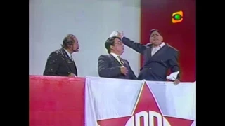 EL Especial Del Humor Galan Garcia Mauricio Y Jorgito En La Celebracion Del Partido Aprista