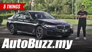2021 BMW 530i M Sport G30 facelift, 5 Things - AutoBuzz