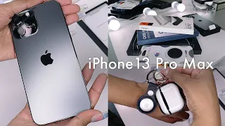 iPhone 13 Pro Max Unboxing & Apple Accessories 📱 | Ruby Johal