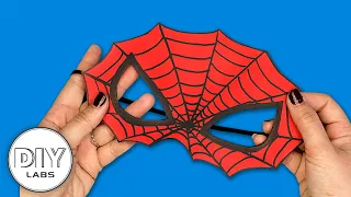 SPIDERMAN MASK Paper Craft | Fast-n-Easy | DIY Labs