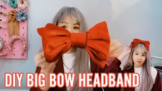 BIG BOW HEADBAND TUTORIAL❤️- EASY AND FUN 🤩