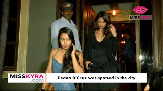 Ileana D’Cruz was spotted in the city