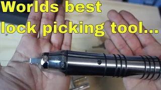 Best lock picking tool - how to pick a lock electric pick gun Multipick kronos