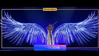 'In The Middle' -  Exclusive 2nd Rehearsal CLIP - Natalia Barbu - Moldova 🇲🇩 | Eurovision 2024