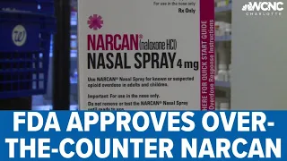 FDA approves over-the-counter Narcan