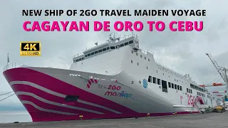 New Ship of 2GO Travel - M/V 2GO Masikap | Cagayan de Oro to Cebu City | Maiden Voyage