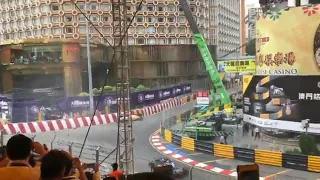 [Driver Conscious] Horrific Airborne Crash - Sophia Florsch - Macau Grand Prix 2018 - Angle 2