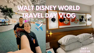 walt disney world vlog 😁 travel day | LHR-MCO, virgin atlantic premium + pop century SIBLING TRIP!