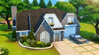 Base Game Home for a Big Family // The Sims 4 Speed Build
