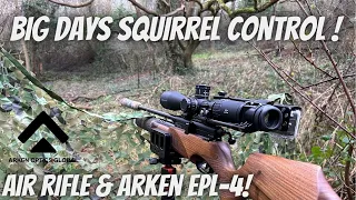 Great Morning of Grey Squirrel Control with Arken Optics EPL-4 & BSA R10 Air Rifle