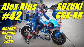 MotoGP Suzuki GSX RR Pure Sound - Alex Rins Sepang test 2020