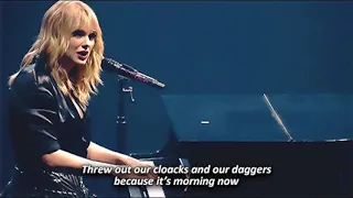 Taylor Swift Red Daylight Piano City Of Lover concert [Pitched]