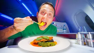 Qatar Airways Business Class - FOOD REVIEW!! 🇶🇦 Bangkok to Doha to Milan