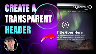 Divi Theme How To Create A Transparent Header 👍👍👍