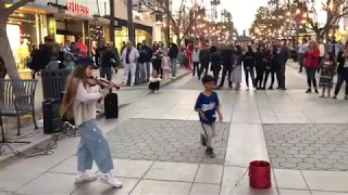 Faded - Alan Walker - Violin Street Performance by Karolina Protsenko