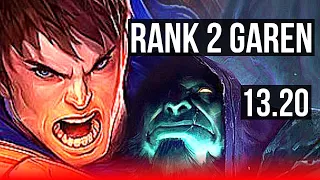 GAREN vs YORICK (TOP) | Rank 2 Garen, 11/0/3, 2.8M mastery, 1700+ games | KR Grandmaster | 13.20