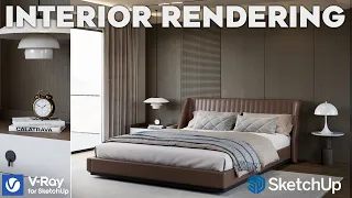 Create Interior Visualization in V-Ray for SketchUp | Beginner Rendering Tutorial. From Zero to Hero