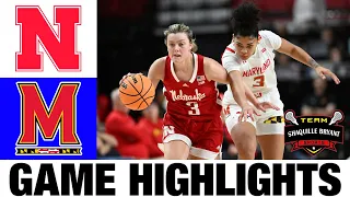 Maryland vs Nebraska Highlights | NCAA Women's Basketball | 2024 College Basketball