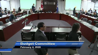 Budget Committee - February 4, 2020