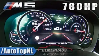 780HP BMW M5 F90 Elmerhaus ACCELERATION 0-267km/h LAUNCH CONTROL by AutoTopNL