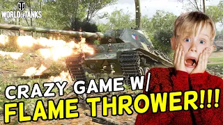 FLAME THROWERS in WORLD OF TANKS!