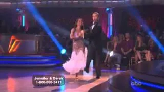 Jennifer Grey and Derek Hough Dancing with the stars WK 8 quick step