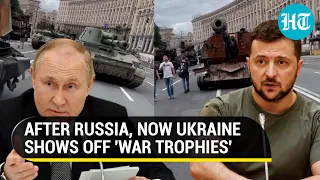 Ukraine flaunts destroyed Russian tanks on Kyiv streets; Mocks Putin's 'military operation'