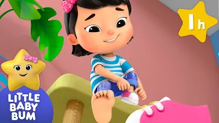 Getting Dressed! Shoes Song ⭐ LittleBabyBum Nursery Rhymes - One Hour of Baby Songs
