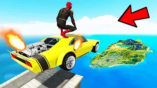 QUINTILLIONAIRE SUPERCARS vs MEGA RAMP in GTA 5 with BOB, CHOP & AVENGERS GANG