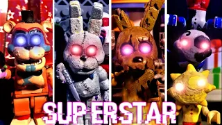 ⚠️ FNAF SECURITY BREACH SONG "You're My Superstar" [Five nights at Freddy's LEGO | Apangrypiggy]⚠️