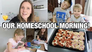 DAY IN THE LIFE! | REAL-TIME HOMESCHOOL MORNING WITH OUR FAMILY