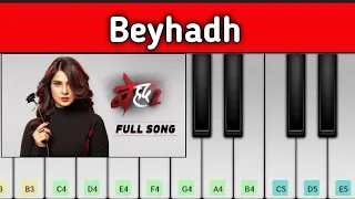 Beyhadh (Title Track) - Jennifer Winget || Mobile Piano Tutorial