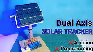 How to make dual Axis Solar Tracker without Arduino