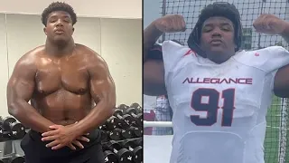 UNBELIEVABLE! Size of this 14 year old football recruit!