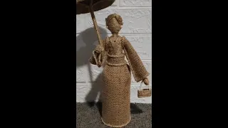 How To Make A Doll With Jute #shorts #howtomake  #doll #jute