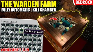 1.20+ THE WARDEN FARM (Automatic Warden Killer) - Minecraft Bedrock