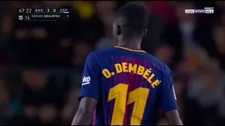 Ousmane Dembele (Debut) VS Espanyol (Home) 09/09/2017 "Assist"