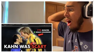 REACTING to the SCARIEST Goalkeeper in Football History [Oliver Kahn]