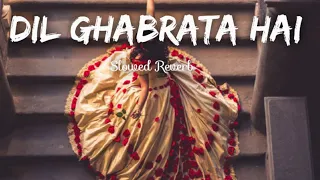 Dil Ghabrata Hai || Slowed Reverb || @babulydvv06