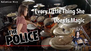 Every Little Thing She Does Is Magic - The Police - Steward Copeland | Drum cover by Kalonica Nicx