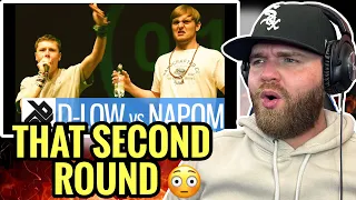 HOW DID YOU LET ME MISS THIS?- NAPOM vs D-LOW | Shootout Beatbox Battle 2017 | SEMI FINAL (REACTION)