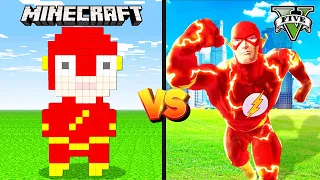 Funny Flash Superhero Tests in GTA 5 and Minecraft (Who Will Win?)